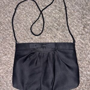 Elegant Black Women's Crossbody Vintage Handmade